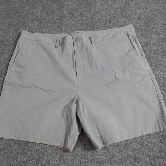 Mack Weldon Shorts 44 Gray Chino Solid 7" in - Picture 1 of 10